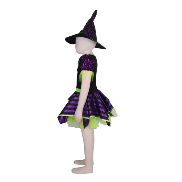 Girls Halloween Pretty Potion Witch Costume Size Small - Picture 5 of 7